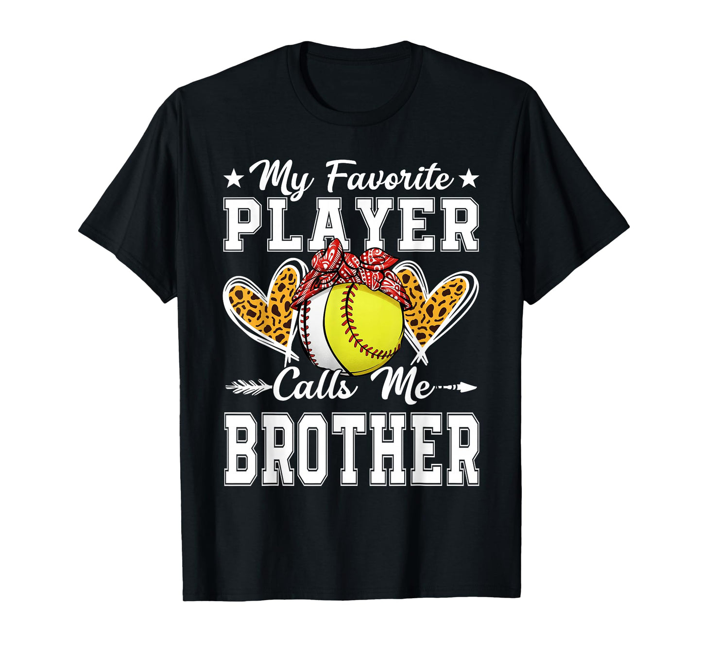 My Favorite Player Calls Me Brother T-Shirt - Minimalist Print Men Women - T-Shirt, Sweatshirt, Hoodie
