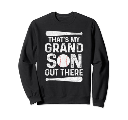 Thats My Grandson Out There Grandpa Sweatshirt - Custom Art Print Unisex - T-Shirt, Sweatshirt, Hoodie