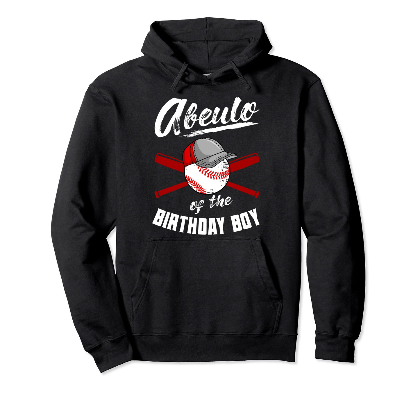 Abuelo Birthday Baseball Bday Party Hoodie - Trendy Graphic for Adults - T-Shirt, Sweatshirt, Hoodie