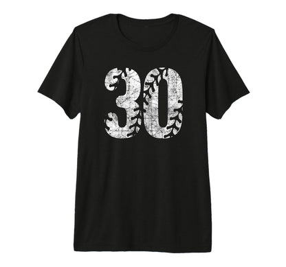 Baseball Softball Mom 30 Number 30 T-Shirt - Casual Everyday Wear Unisex - T-Shirt, Sweatshirt, Hoodie