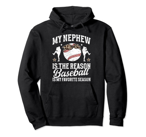 My Favorite Season Baseball Aunt Hoodie - Casual Everyday Wear Unisex - T-Shirt, Sweatshirt, Hoodie