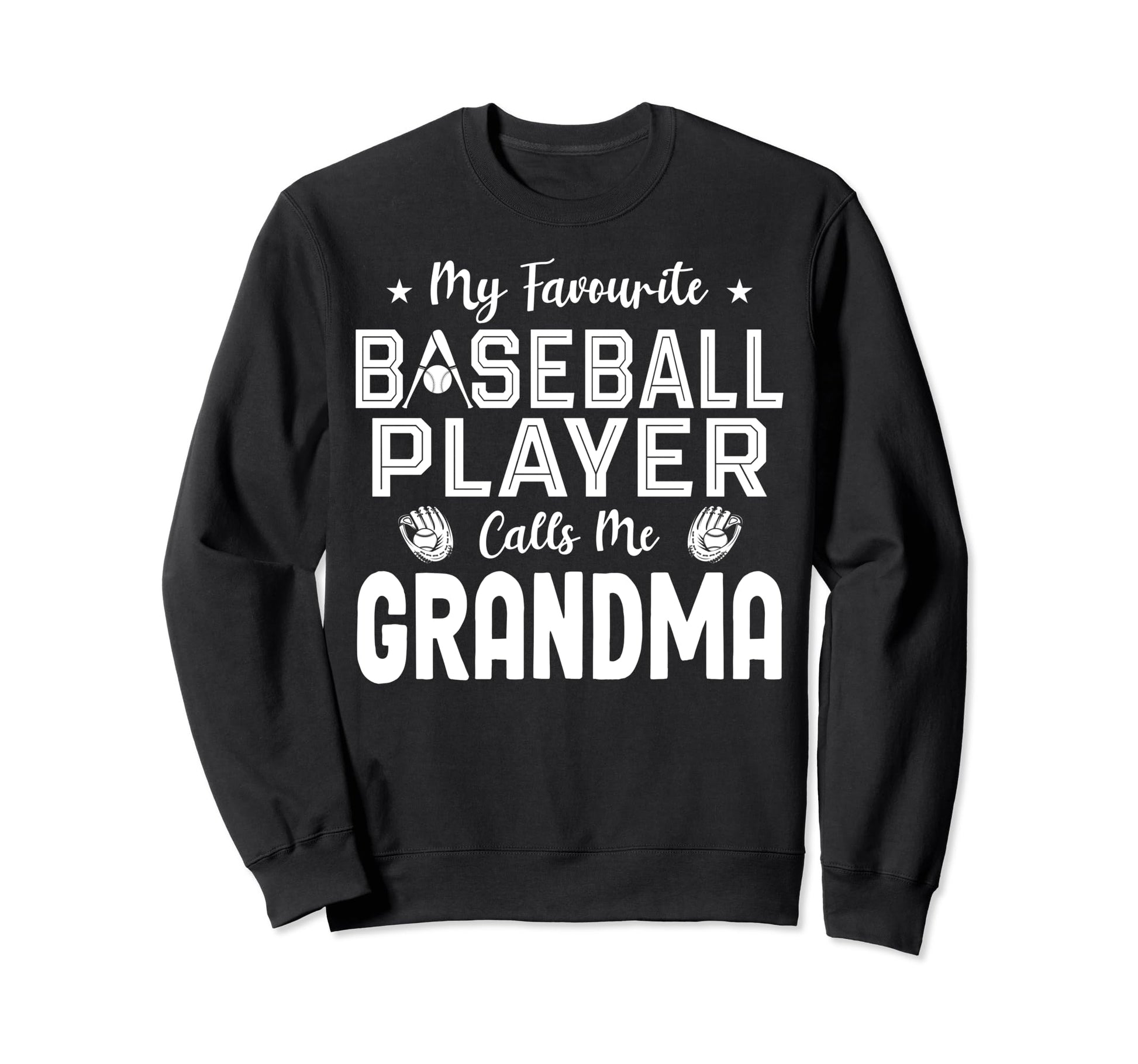 Grandma Baseball Player Baseball Sweatshirt - Aesthetic Graphic Men Women - T-Shirt, Sweatshirt, Hoodie