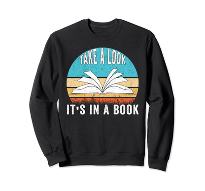 Take Its Book Lovers Rainbow Sweatshirt - Unique Graphic for Adults - T-Shirt, Sweatshirt, Hoodie