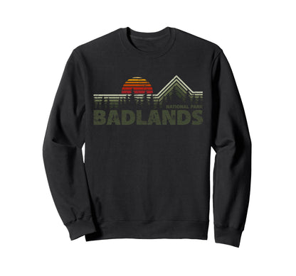Badlands National Park South Sweatshirt - Casual Everyday Wear for Adults - T-Shirt, Sweatshirt, Hoodie