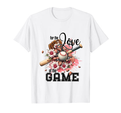 Sports Mom Baseball Theme Floral Ai T-Shirt - Fun Novelty Design Men Women - T-Shirt, Sweatshirt, Hoodie