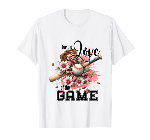 Sports Mom Baseball Theme Floral Ai T-Shirt - Fun Novelty Design Men Women - T-Shirt, Sweatshirt, Hoodie