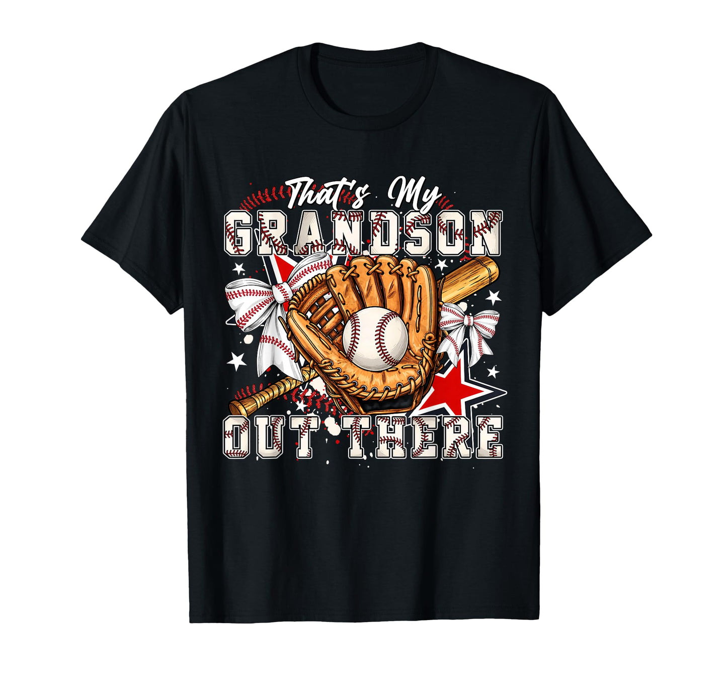Thats My Grandson Out There Baseball T-Shirt - Trendy Graphic Unisex - T-Shirt, Sweatshirt, Hoodie