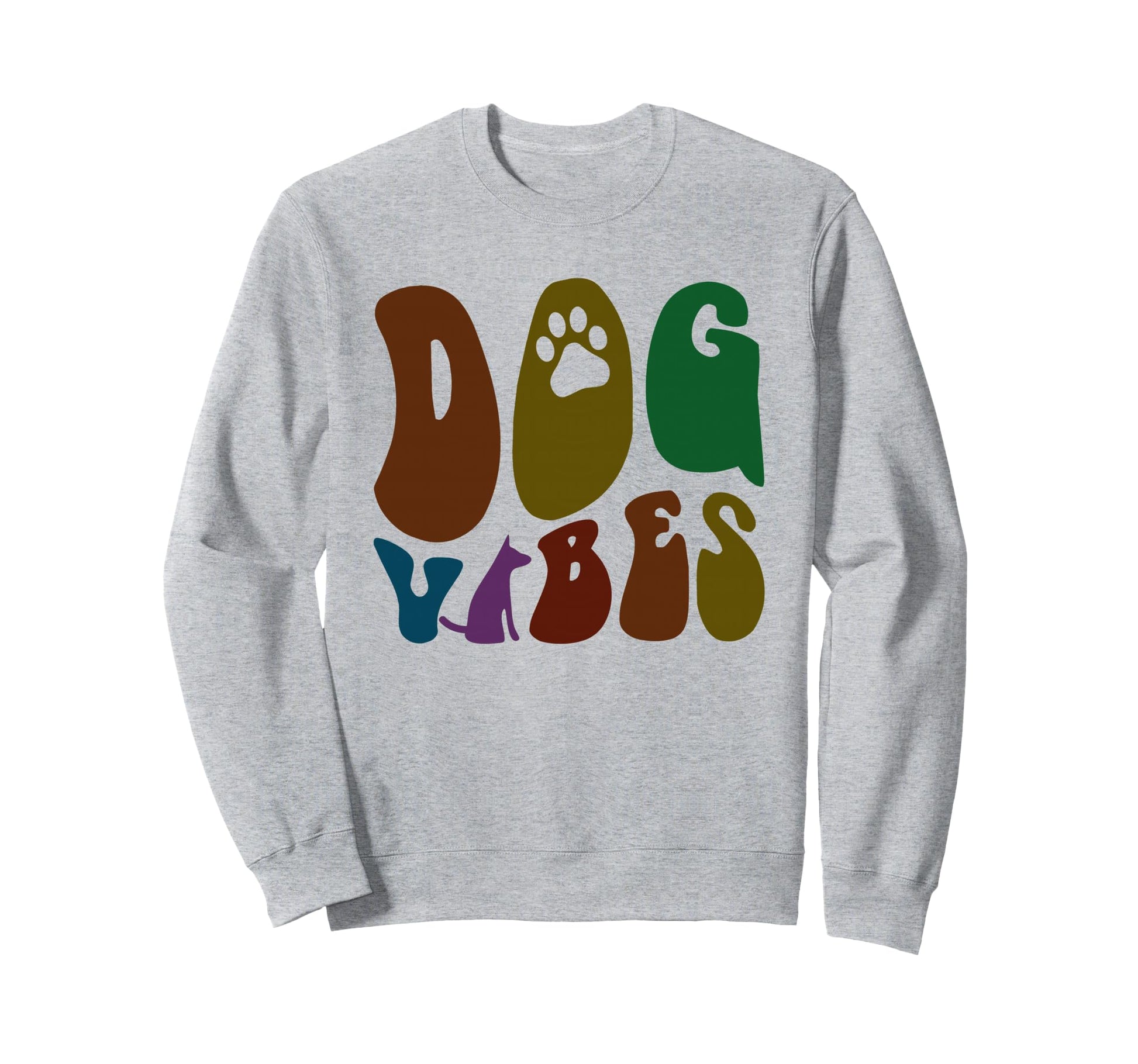 Groovy Dog Vibes Rescue Saving Paws Sweatshirt - Custom Art Print Unisex - T-Shirt, Sweatshirt, Hoodie