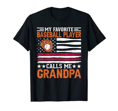 My Favorite Baseball Player Calls T-Shirt - Aesthetic Graphic for Adults - T-Shirt, Sweatshirt, Hoodie