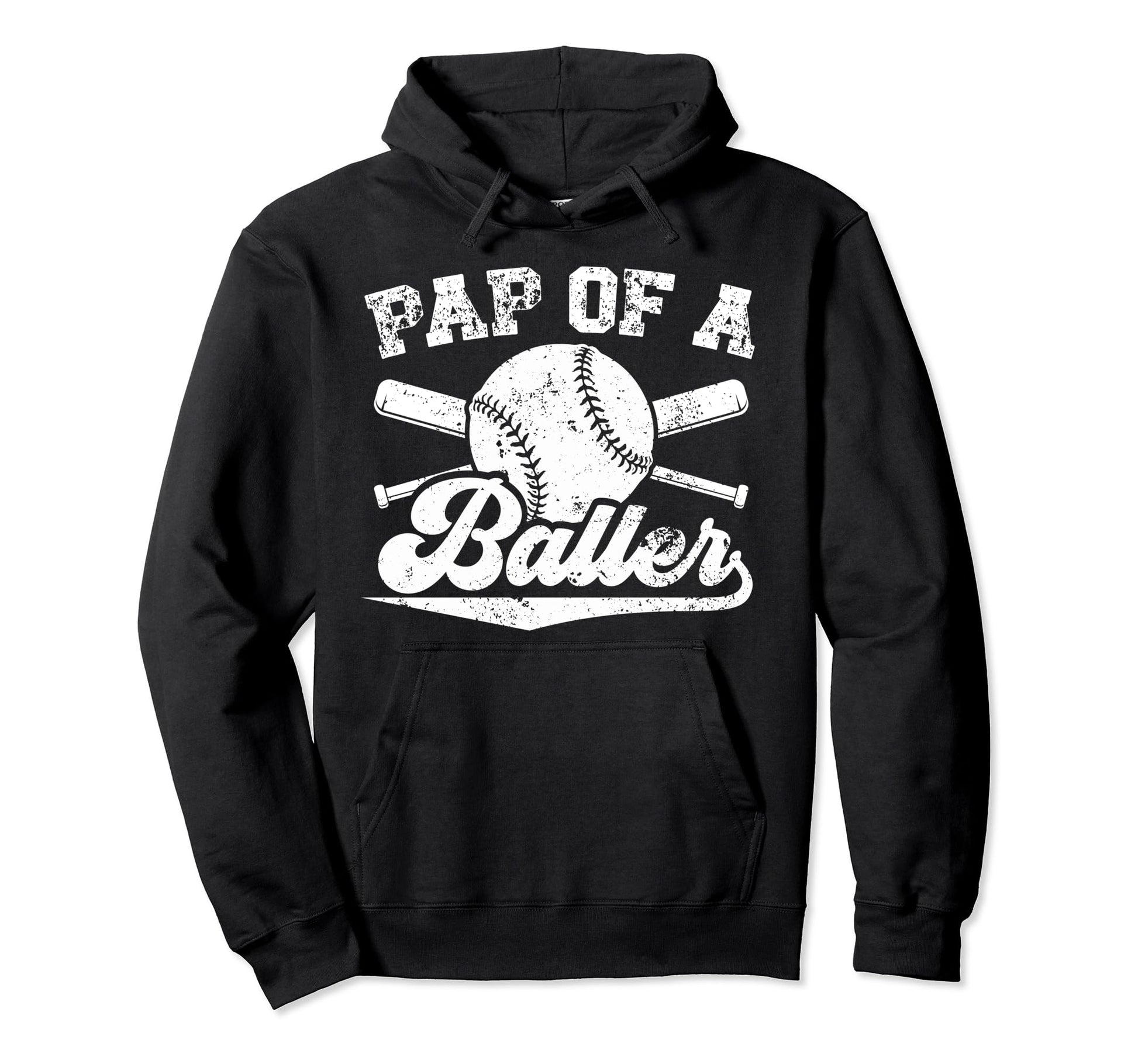 Pap Baller Baseball Pap Baseball Player Pap Hoodie - Novelty Apparel Unisex - T-Shirt, Sweatshirt, Hoodie