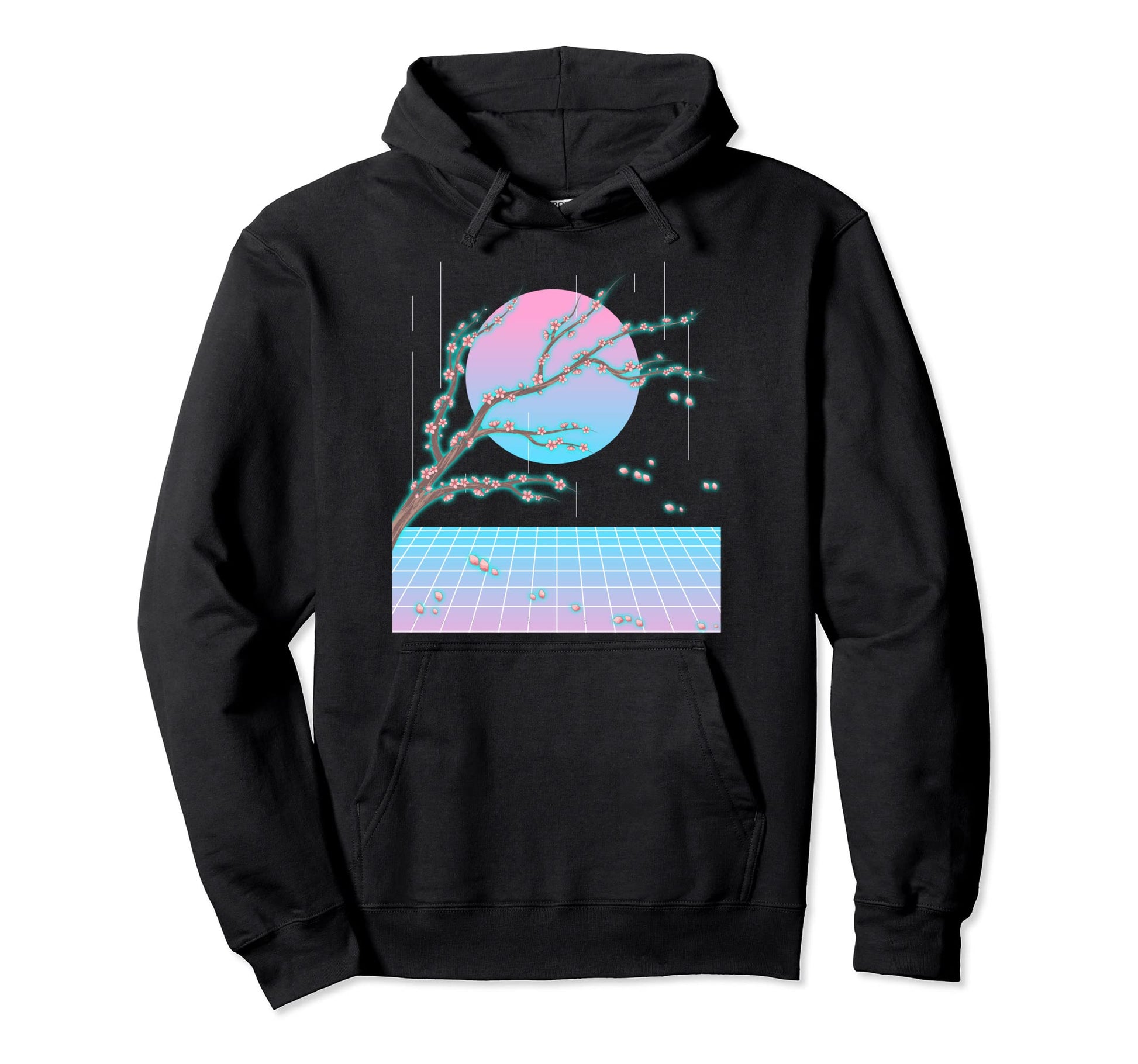 Sakura Japanese Aesthetic Flower Hoodie - Novelty Apparel Men Women - T-Shirt, Sweatshirt, Hoodie