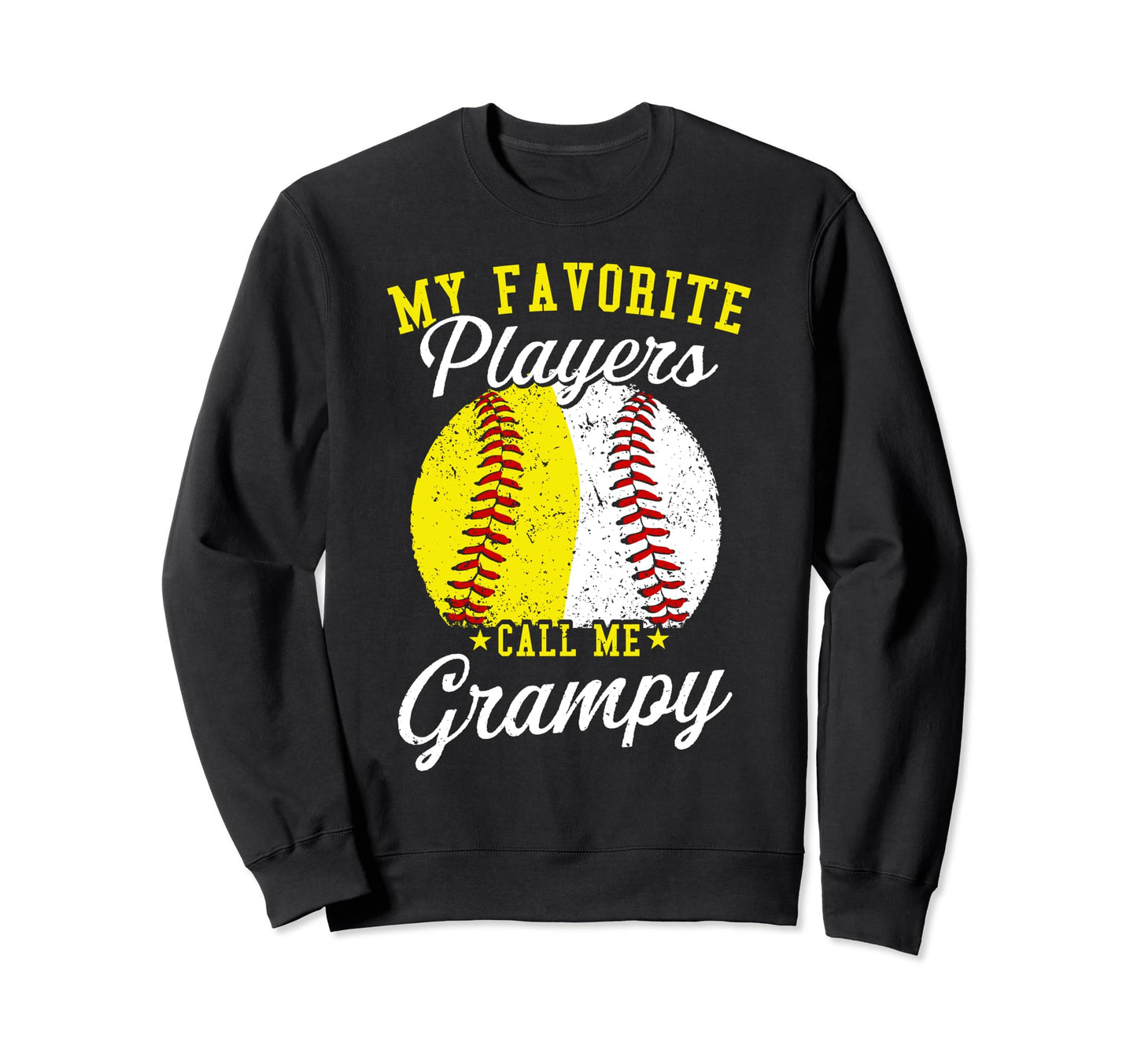 Funny My Favorite Baseball Softball Sweatshirt - Novelty Apparel Unisex - T-Shirt, Sweatshirt, Hoodie