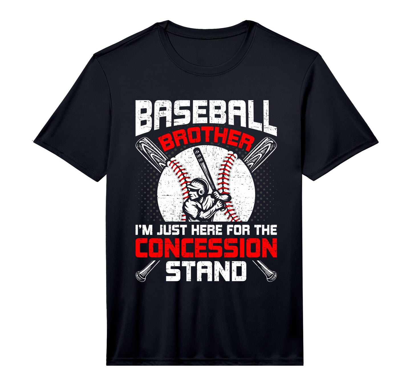Mens Baseball Brother Im Just Here T-Shirt - Unique Graphic Men Women - T-Shirt, Sweatshirt, Hoodie