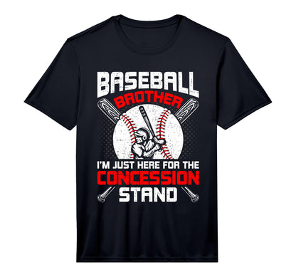 Mens Baseball Brother Im Just Here T-Shirt - Unique Graphic Men Women - T-Shirt, Sweatshirt, Hoodie