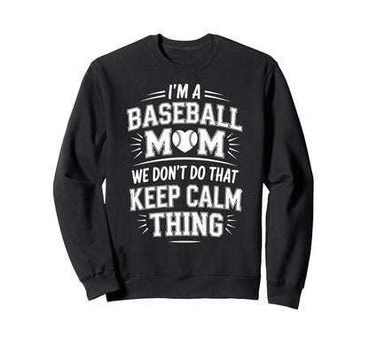 Loud And Proud Baseball Mom Sports Sweatshirt - Custom Art Print Men Women - T-Shirt, Sweatshirt, Hoodie