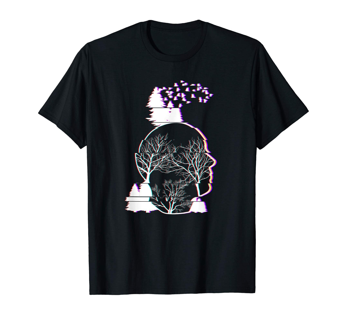 Aesthetic Glitch Art E E Vaporwave T-Shirt - Unique Graphic Men Women - T-Shirt, Sweatshirt, Hoodie