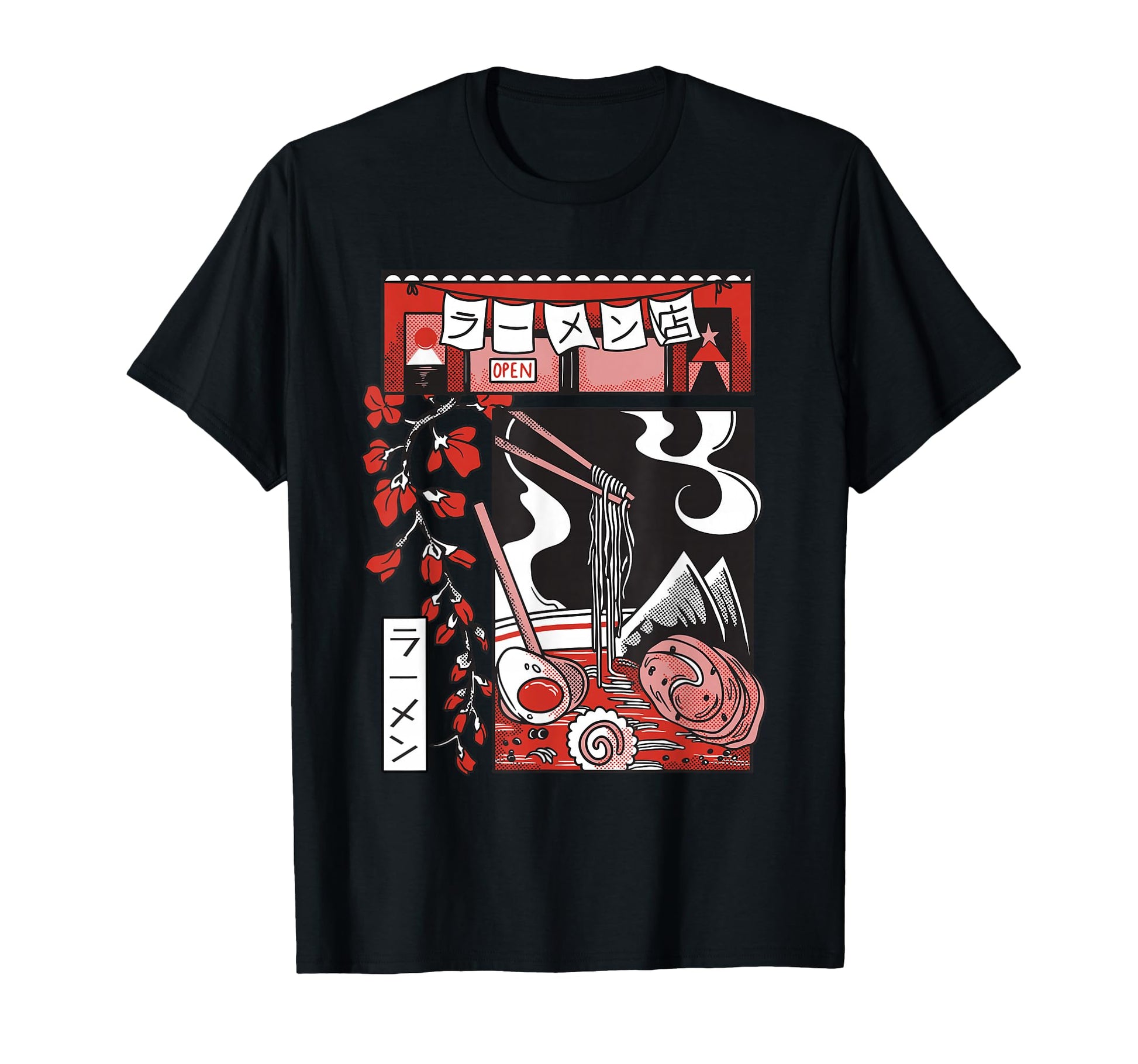 Lofi Vaporwave Ramen Bowl Aesthetic Japan T-Shirt - Trendy Graphic Unisex - T-Shirt, Sweatshirt, Hoodie