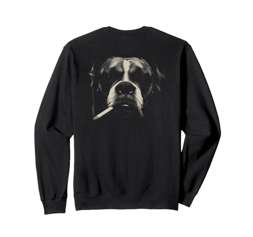 Boxer Smoking Cigarette Grunge Meme Sweatshirt - Aesthetic Graphic Unisex - T-Shirt, Sweatshirt, Hoodie