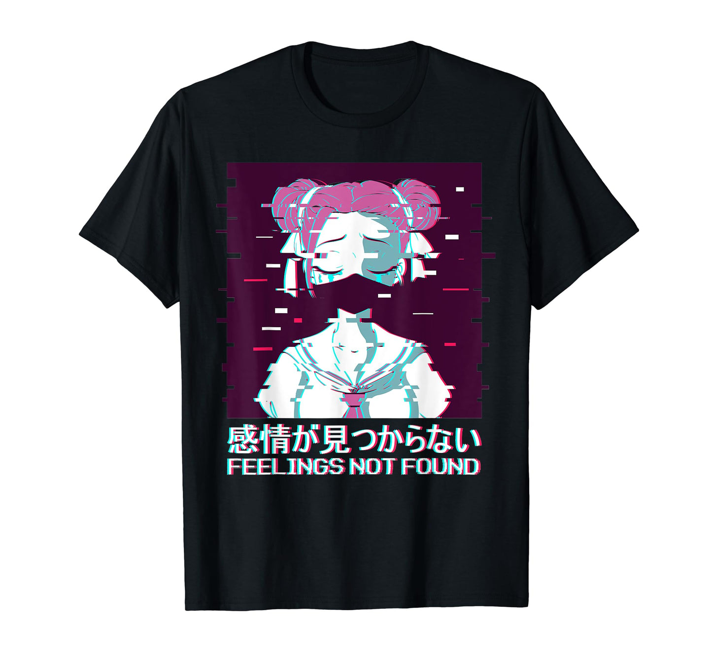 Feelings Not Found Geisha Anime T-Shirt - Casual Everyday Wear for Adults - T-Shirt, Sweatshirt, Hoodie