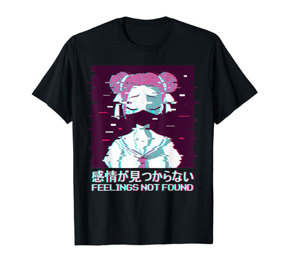 Feelings Not Found Geisha Anime T-Shirt - Casual Everyday Wear for Adults - T-Shirt, Sweatshirt, Hoodie