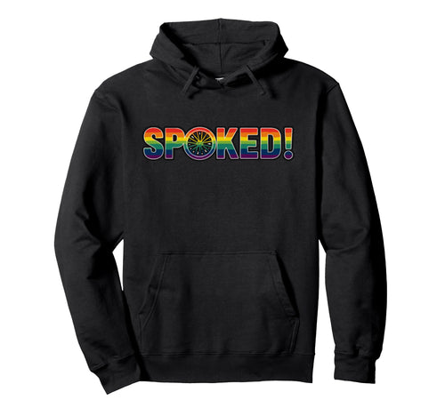 Downhill Freeride Mtb Bmx Rainbow Bike Hoodie - Fun Novelty Design Unisex - T-Shirt, Sweatshirt, Hoodie