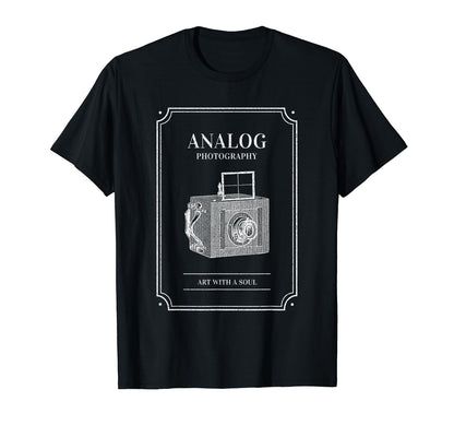 Analog Photography Art Soul Camera T-Shirt - Trendy Graphic Unisex - T-Shirt, Sweatshirt, Hoodie