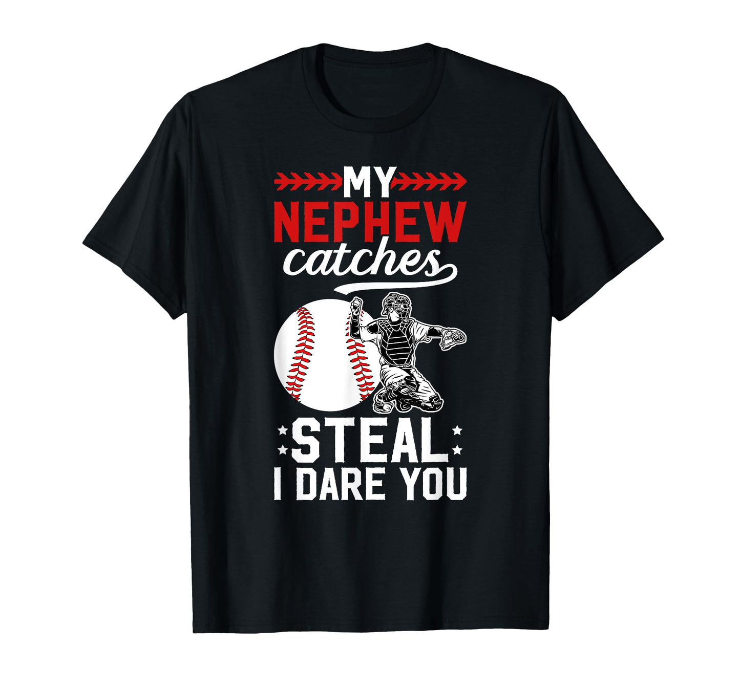 Funny Baseball Catcher Aunt Baseball T-Shirt - Unique Graphic for Adults - T-Shirt, Sweatshirt, Hoodie