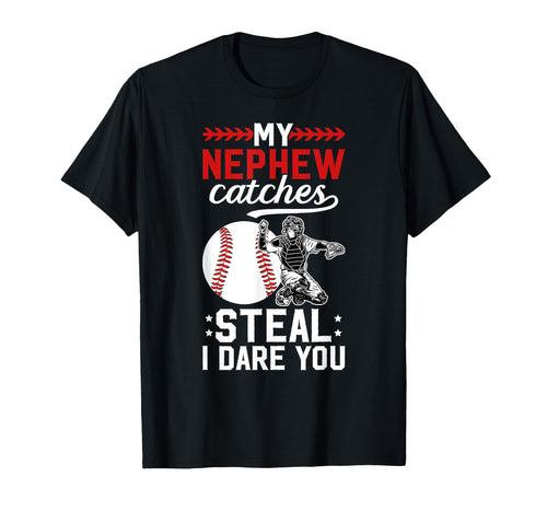Funny Baseball Catcher Aunt Baseball T-Shirt - Unique Graphic for Adults - T-Shirt, Sweatshirt, Hoodie
