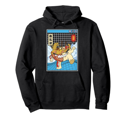 Angry Ramen Bowl X Ray Japan Otaku Anime Hoodie - Graphic Print Unisex - T-Shirt, Sweatshirt, Hoodie