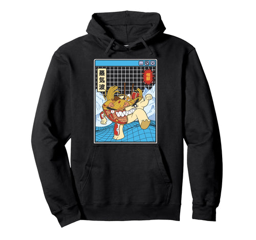 Angry Ramen Bowl X Ray Japan Otaku Anime Hoodie - Graphic Print Unisex - T-Shirt, Sweatshirt, Hoodie