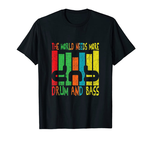 Drum And Bass Colourful Rainbow T-Shirt - Trendy Graphic Men Women - T-Shirt, Sweatshirt, Hoodie