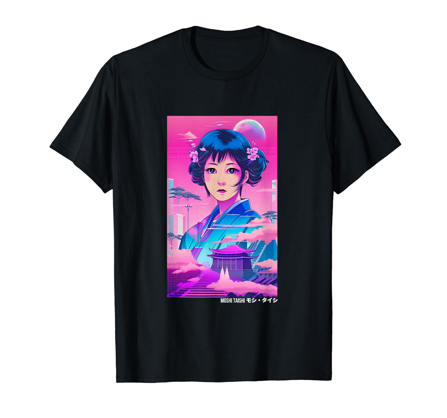 Vaporwave Aesthetic Lofi Japan 80S T-Shirt - Minimalist Print for Adults - T-Shirt, Sweatshirt, Hoodie