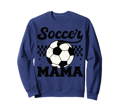 Checkered Soccer Mama Soccer Mom Sweatshirt - Novelty Apparel Men Women - T-Shirt, Sweatshirt, Hoodie