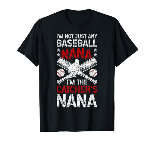 Im Baseball Catcher Nana Baseball T-Shirt - Minimalist Print for Adults - T-Shirt, Sweatshirt, Hoodie