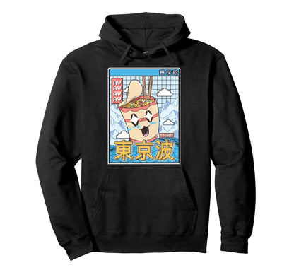 Instant Ramen Noodles Cup Japanese Hoodie - Minimalist Print Men Women - T-Shirt, Sweatshirt, Hoodie