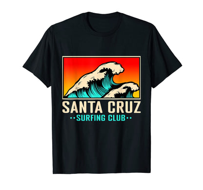 Santa Cruz Surfing Club T-Shirt - Casual Everyday Wear for Adults - T-Shirt, Sweatshirt, Hoodie