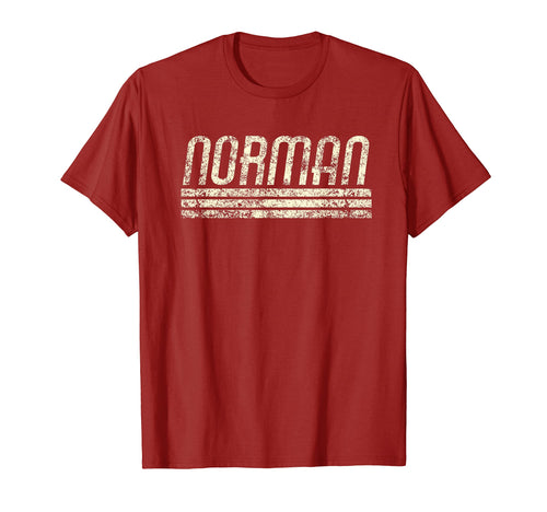 Norman Oklahoma Weathered Stripe T-Shirt - Graphic Print for Adults - T-Shirt, Sweatshirt, Hoodie