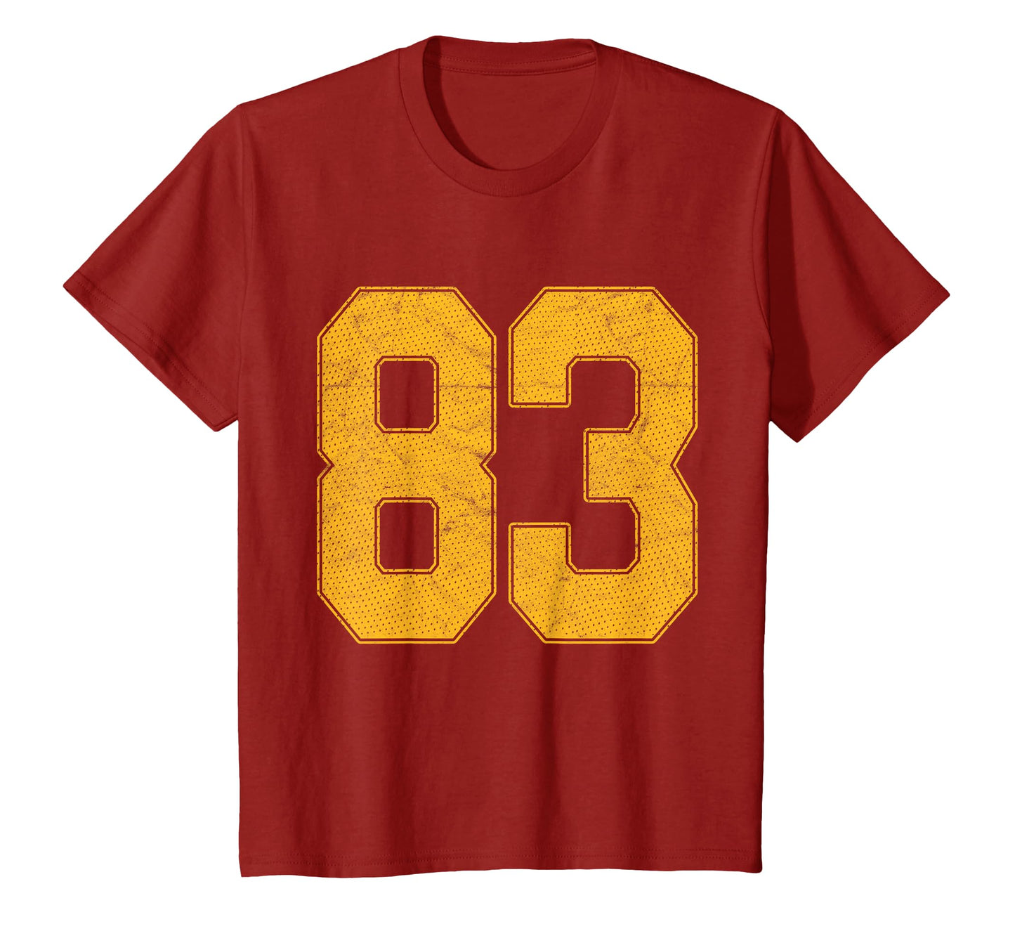 Number 83 Numbered Uniform Sports Team T-Shirt - Aesthetic Graphic Unisex - T-Shirt, Sweatshirt, Hoodie