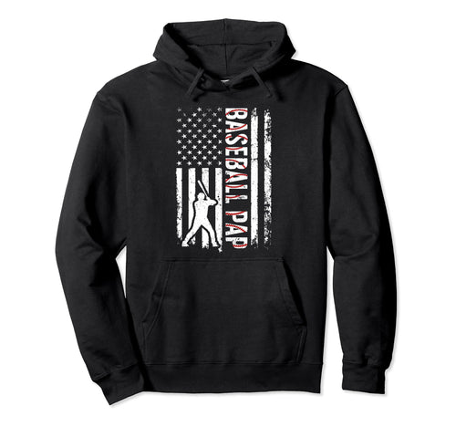 Baseball Pap Baseball Player Pap Us Flag Hoodie - Fun Novelty Design Unisex - T-Shirt, Sweatshirt, Hoodie