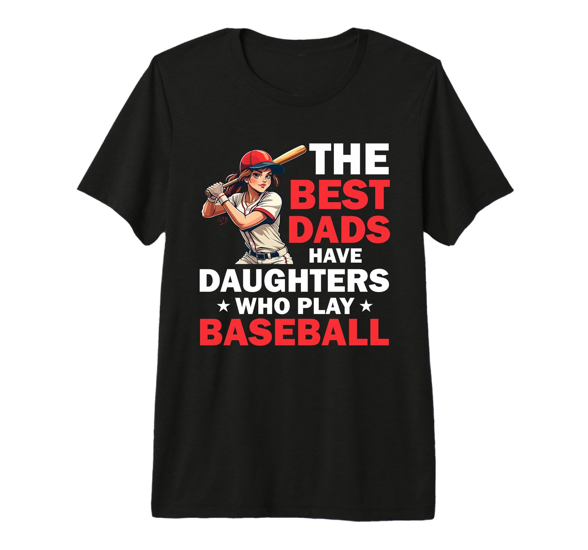 Fathers Day Baseball Dad Parent Tri T-Shirt - Novelty Apparel Men Women - T-Shirt, Sweatshirt, Hoodie