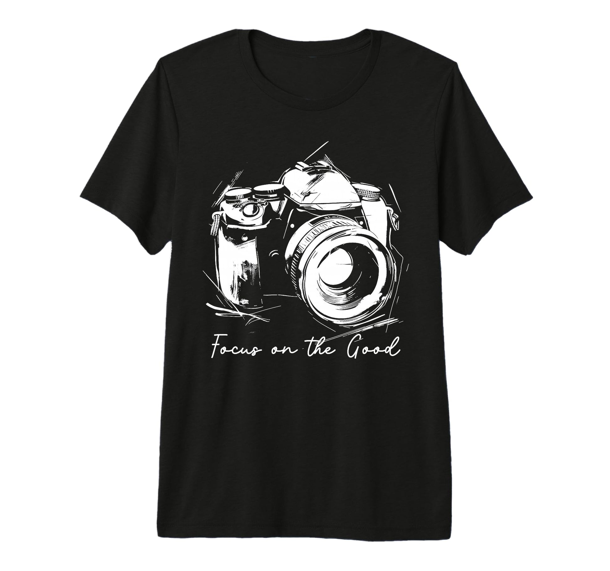 Photographer Focus Good Camera T-Shirt - Aesthetic Graphic for Adults - T-Shirt, Sweatshirt, Hoodie