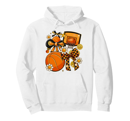 Basketball Mom Game Day Hoop Net Hoodie - Trendy Graphic for Adults - T-Shirt, Sweatshirt, Hoodie