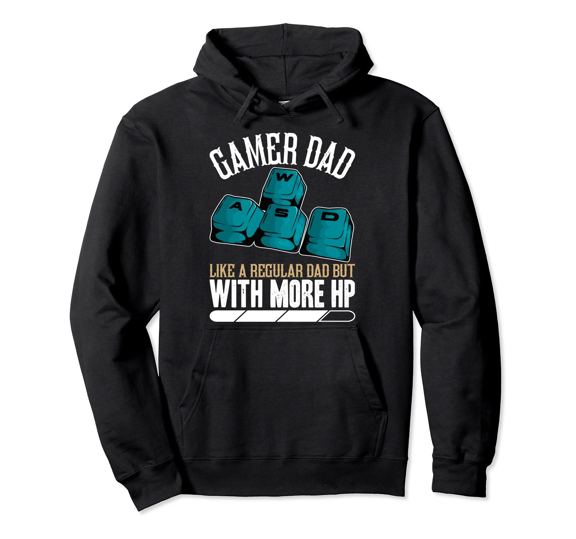 Pc Gamer Dad Normal Dad More Hit Points Hoodie - Streetwear Style Unisex - T-Shirt, Sweatshirt, Hoodie