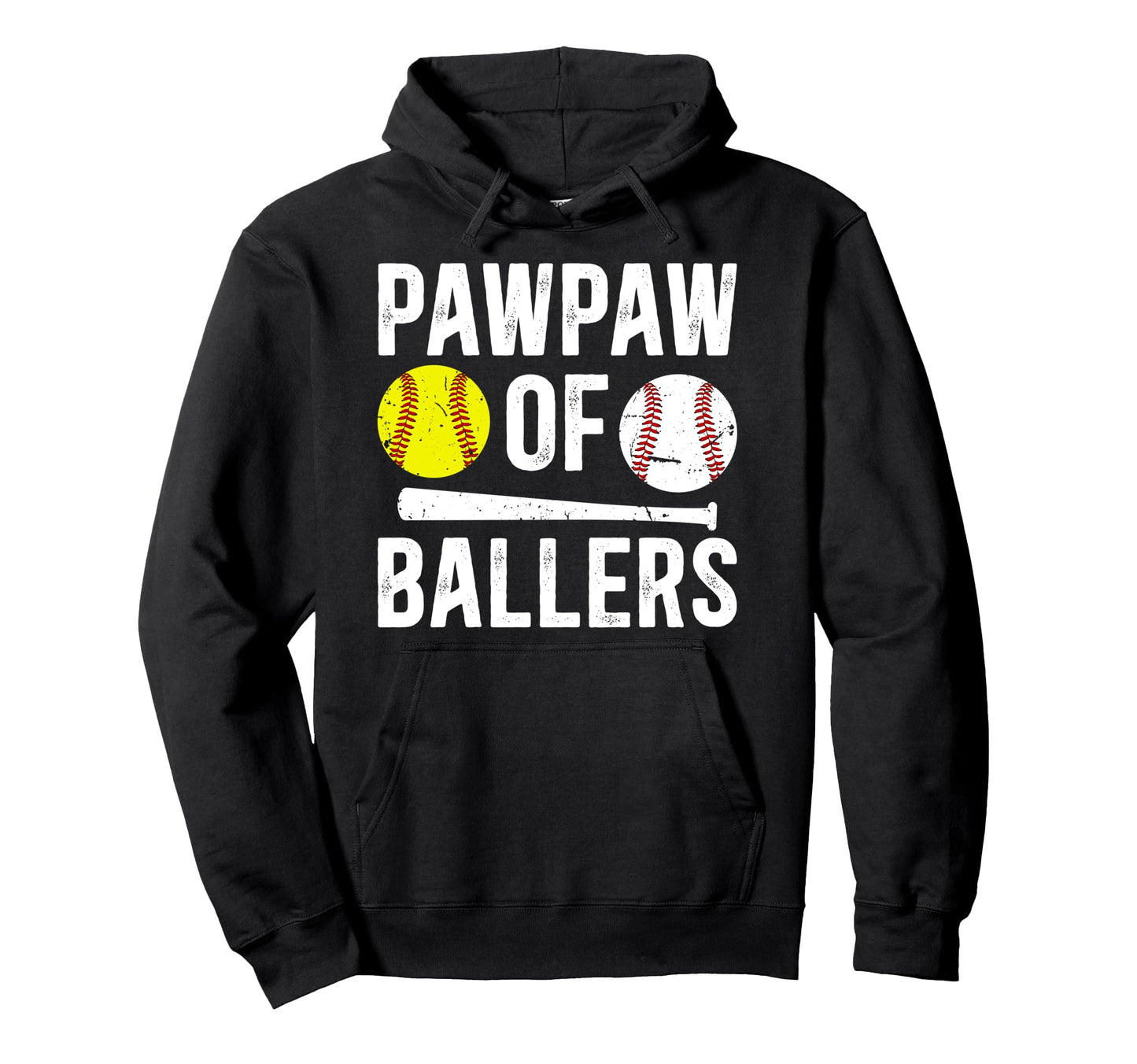 Pawpaw Ballers Proud Baseball Hoodie - Streetwear Style for Adults - T-Shirt, Sweatshirt, Hoodie