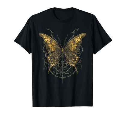Y2K Gothic Butterfly Grunge Aesthetic T-Shirt - Streetwear Style Unisex - T-Shirt, Sweatshirt, Hoodie