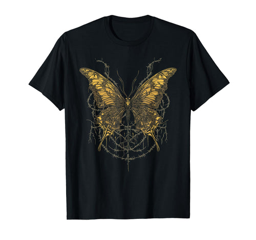 Y2K Gothic Butterfly Grunge Aesthetic T-Shirt - Streetwear Style Unisex - T-Shirt, Sweatshirt, Hoodie