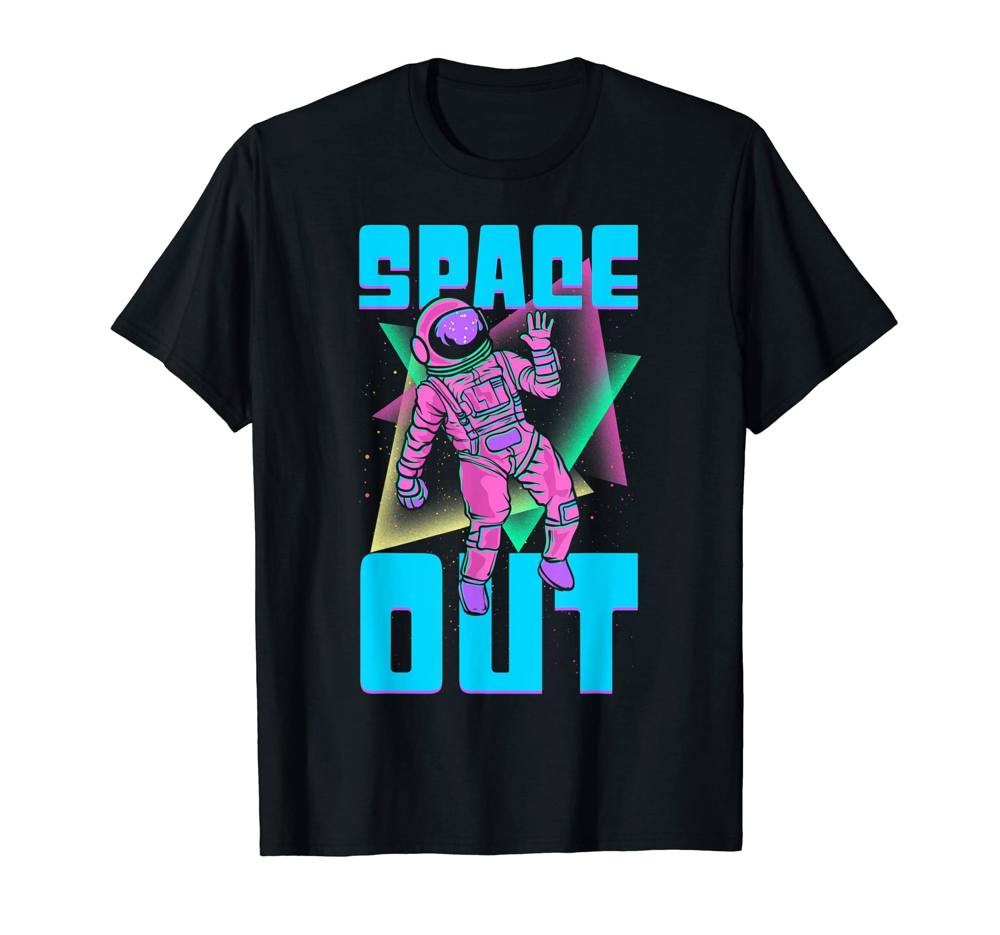 Vaporwave Astronaut Spaced Out T-Shirt - Minimalist Print for Adults - T-Shirt, Sweatshirt, Hoodie