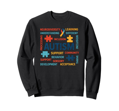 Autism Gamer Navigating Autism T Sweatshirt - Streetwear Style Men Women - T-Shirt, Sweatshirt, Hoodie