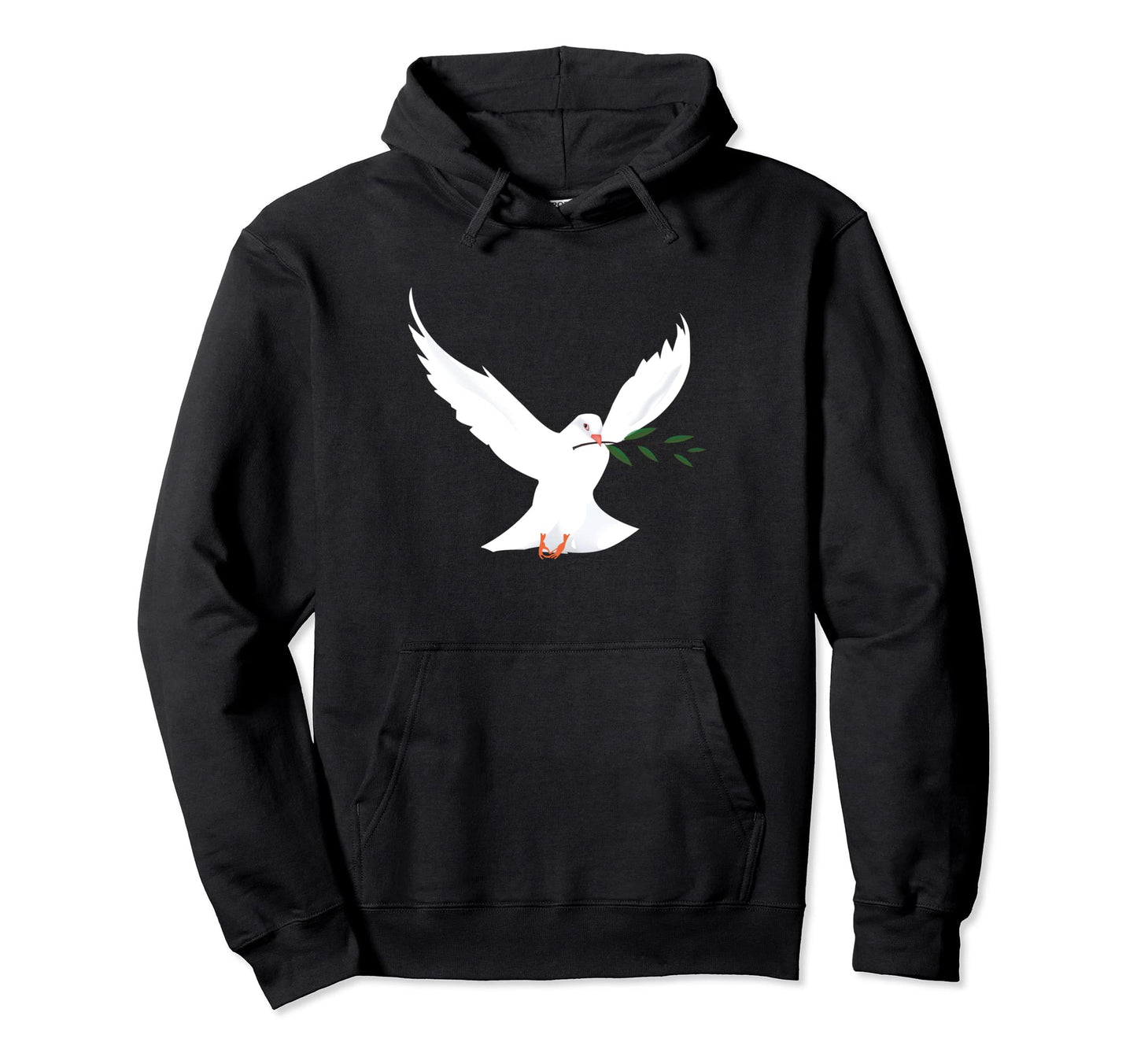 Peace Dove Branch Peace Love Peace Sign Hoodie - Novelty Apparel Unisex - T-Shirt, Sweatshirt, Hoodie