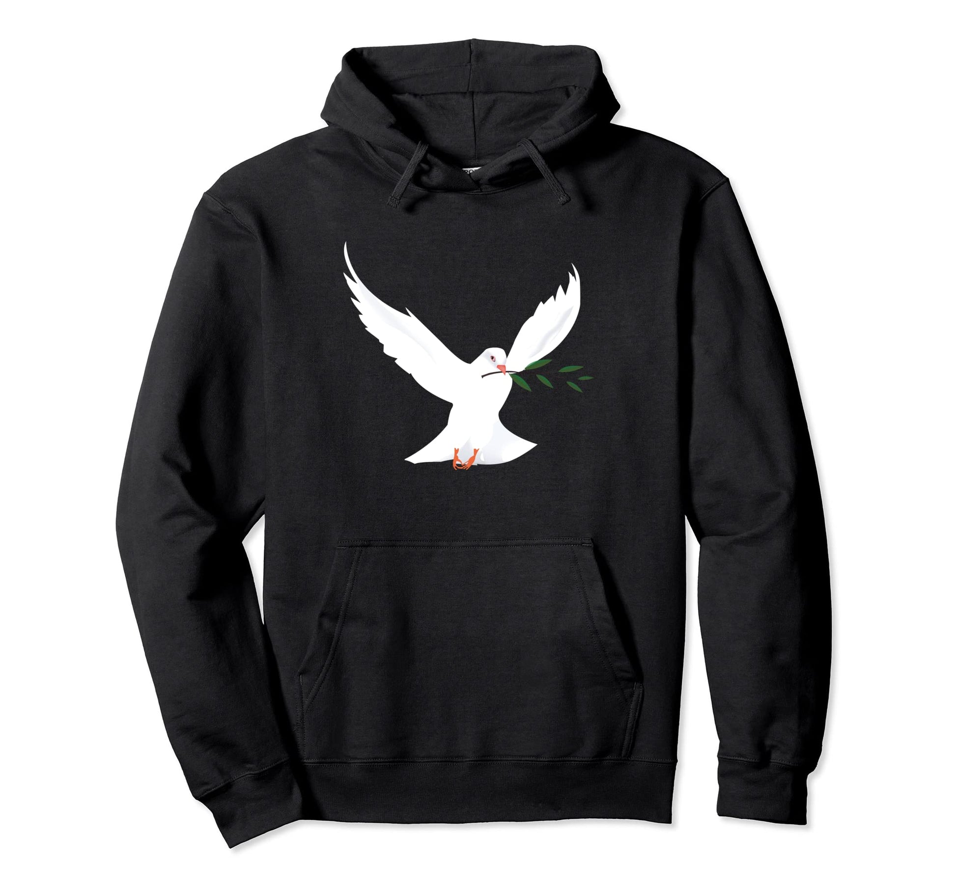 Peace Dove Branch Peace Love Peace Sign Hoodie - Novelty Apparel Unisex - T-Shirt, Sweatshirt, Hoodie